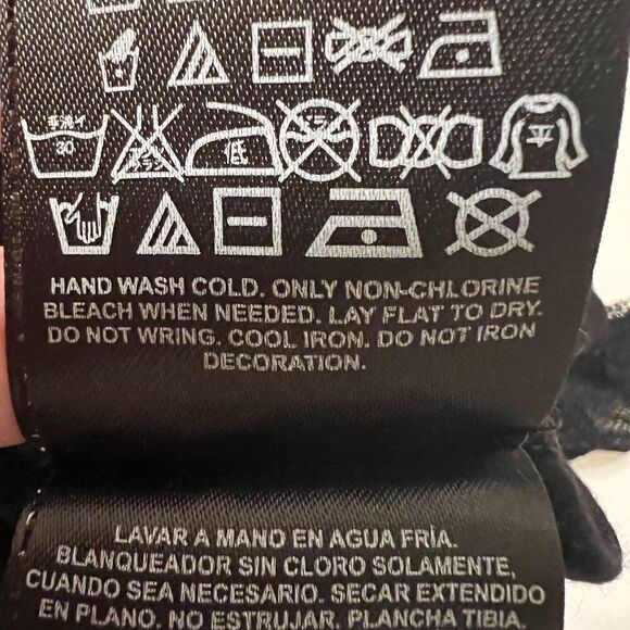 Guess Sheer Overlay Polka Dot Blouse Size Large - Picture 6 of 6